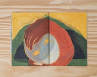 Image 5 of Light grey blue folds me open like a book by Maike Hemmers