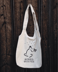 Bored Wolves Bookwolf tote bag